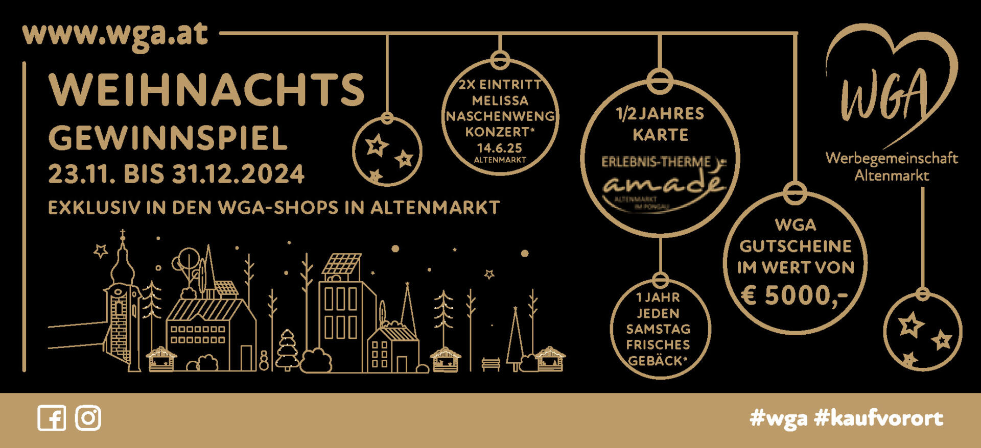 wga weihnachtsgewinnspiel gewinnkarte 2024 1